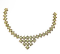 Collier Sakura -Peridot Kaki