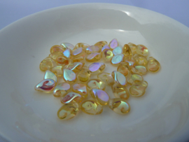 Pip Beads 5x7mm Topaz Yellow AB