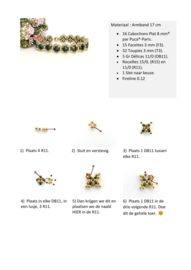 Patroon Bracelet "Miss Jade"®ParPuca®Beads