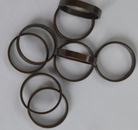 Metaal ringen 20x4mm rvs