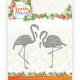 Jeanine's Art Flamingo's