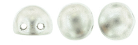 Cabochon Beads- K0170JT  Mat Metallic Silver 7mm