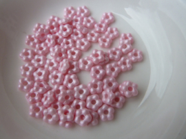 Flower Beads 5mm Pastel Roze- 29305