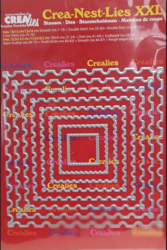 Crealies Mal  Stamp Square