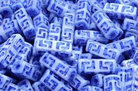 Celtic Block Beads- Blue