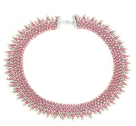 Collier Mino kleur Rose Argenté