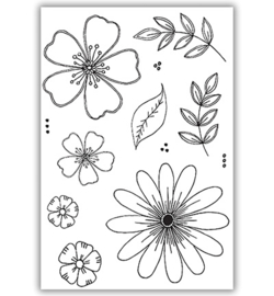 Clear Stamp Set -Fresh Floral