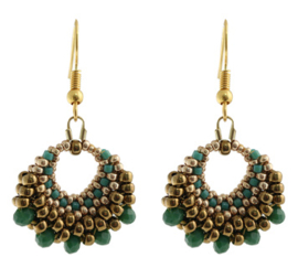 Bolsa Oorbellen set- Vert-Bronze