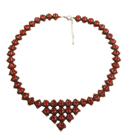 Sakura- Siam/Rouge Bordeaux/ Argent