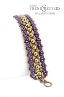 Armband  Modern Lace  - Kleuren : paars teinten