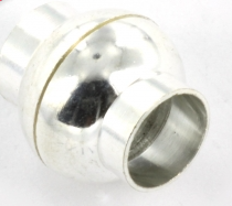 Magneet sluiting  zilverkleur