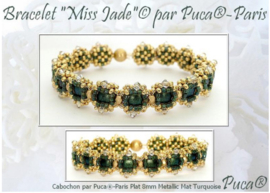 Patroon Bracelet "Miss Jade"®ParPuca®Beads