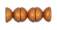 Teacup Beads - 06B06 Saturated Metallic Russet Orange