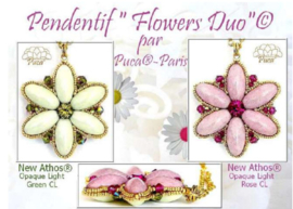 Patroon ''Flower Duo" ®ParPuca®Beads