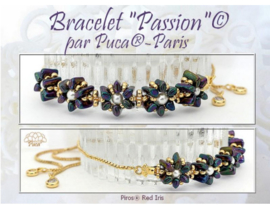 Patroon "Passion"Bracelet ®ParPuca®Beads