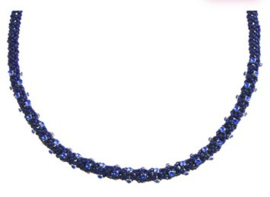 Collier Romy-  Blue Foncé- Sapphire