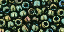 Toho 08-84 Metallic Iris Green/Brown