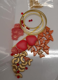 Pakketje "Coup de Coeur ®ParPuca®  Rood