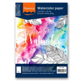 Watercolor papier- Smooth White 200grams