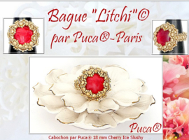 Patroon Bague "Litchi" ®ParPuca®Beads