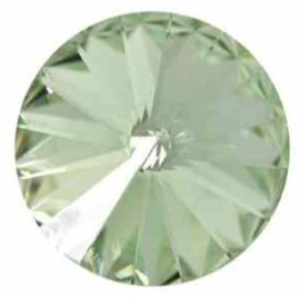 12mm rivoli- Chrysolith