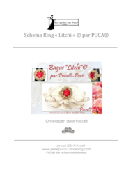 Patroon Bague "Litchi" ®ParPuca®Beads