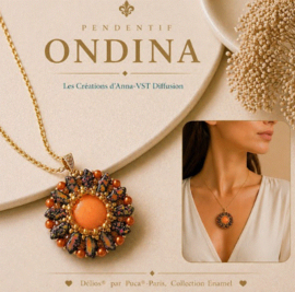 PATROON: ''ONDINA'' PARPUCA BEADS