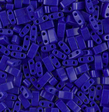 Half Tila Bead 414- Opaque Cobalt