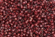 DB0280- Cranberry Lined luster Crystal