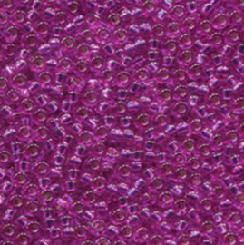 Miyuki 11-1340 Dyed Silverlined Fuchsia