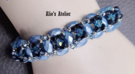 Armband Barakoon : D Blauw en L. Blauw