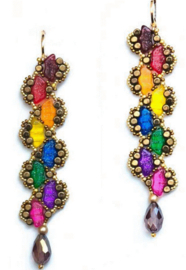 PATROON: Rainbow Oorbellen
