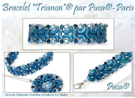 Pakket "Trianon" ®ParPuca®Beads kleur: Paars