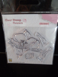 Clear stamp Wild rose- FLO018