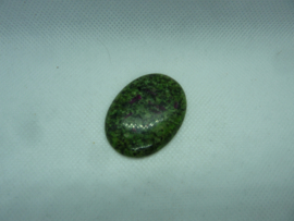 Cabochon  ovaal - Groen/Paars