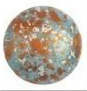 Cabochon 18mm ®Par Puca® - Opaque Aqua Tweedy