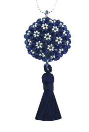 Collier Bilimbi- Dark Sapphire Argent