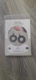 oorbellen set om zelf te maken incl patroon-kleur afb foto