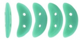 Crescent beads - Opaque Turquoise  63130