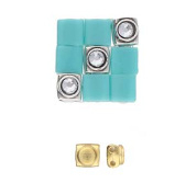 Peponas-tila Bead Sub 24k Gold Plate