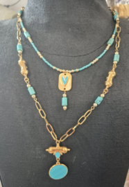 Turquoise ketting