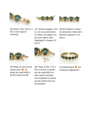 Patroon Bracelet "Miss Jade"®ParPuca®Beads