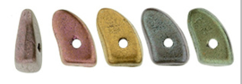 Prong bead 3/6mm [loose] Matte Metallic Bronze Iris -K0164