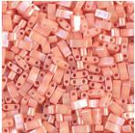 Half Tila Bead 0596- Semi Matte Opaque Salmon