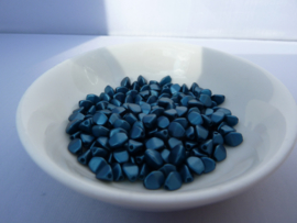 Pinch Beads- Pastel Dark Turquoise