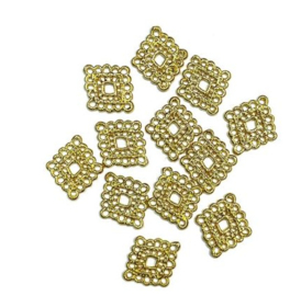 Spacer Rhombus 16x14mm Gold Plated