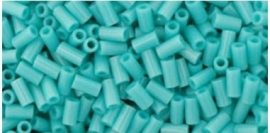 TB01-55 Opaque Turquoise Bugle 3mm