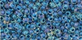 11-188  Inside-Color Luster Crystal/Capri Blue Lined