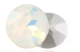 A-Kwaliteit Glas cabochon 27mm- White Opal