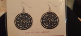 Kit, Helix oorbellen, Noir AB-Noir-Argent